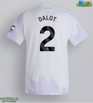 Manchester United Diogo Dalot #2 Bortatröja 2025-26 Kortärmad